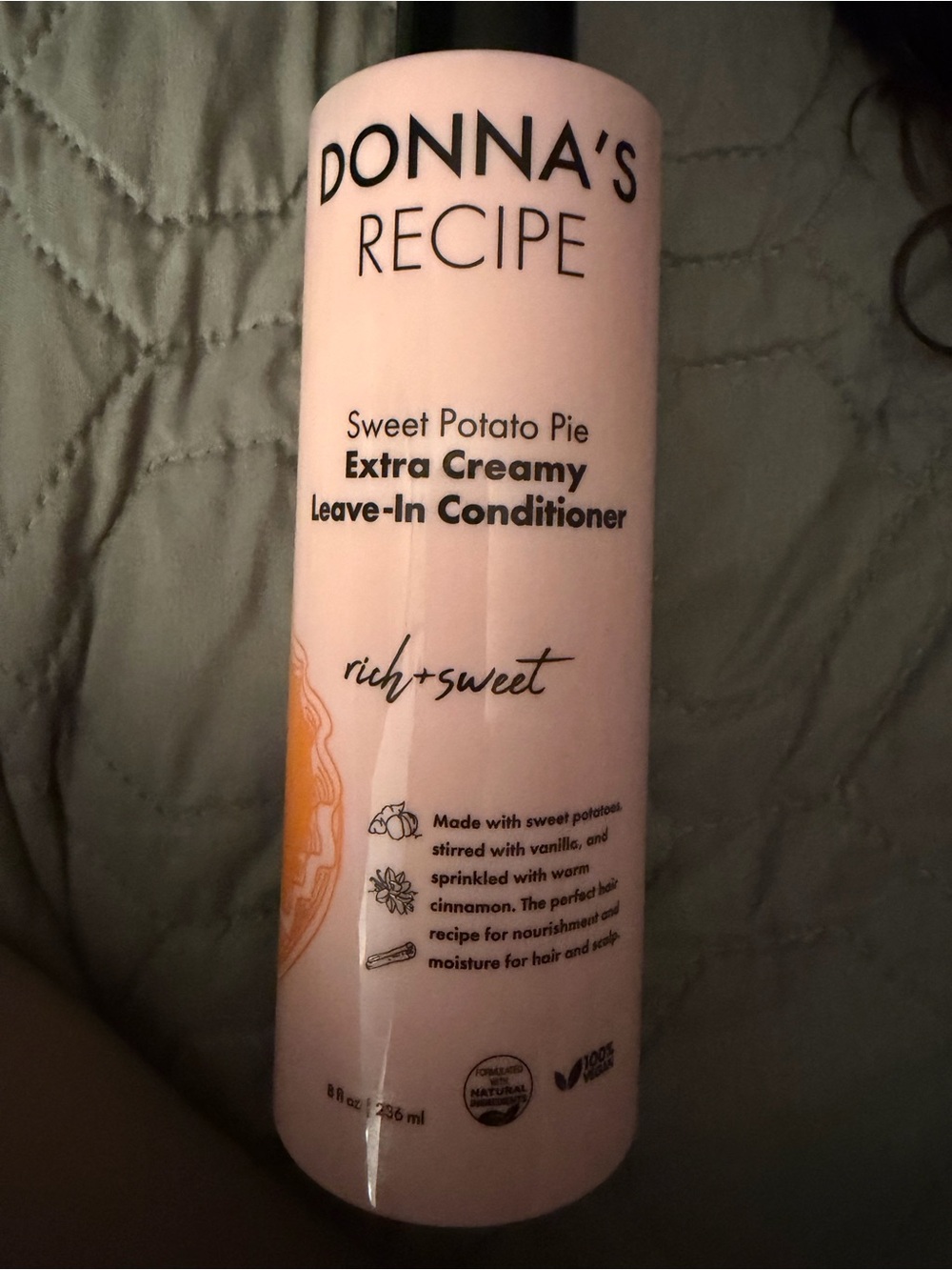 Sweet Potato Pie Extra Creamy Leave-In Conditioner - Pink